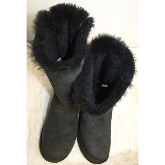 UGG Bailey Bow II 2 Winter Woman Size 9 Lace Up Slip on Knee High Tall 1007308 - Picture 11 of 13